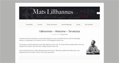 Desktop Screenshot of lillhannus.net